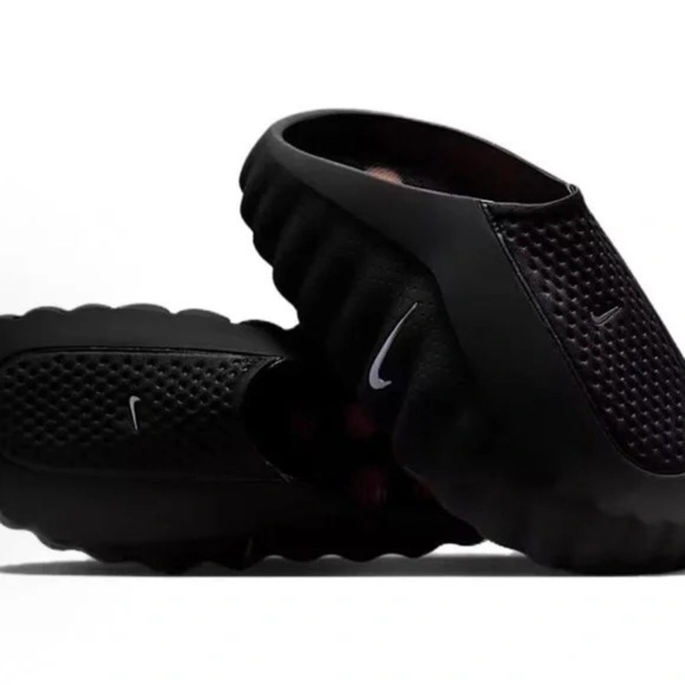 🍀Nike Mind 001 Black Slide Sandals